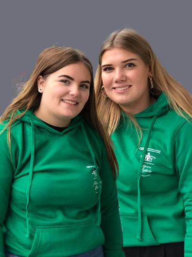 Aktiver Jugendvorstand in Baden-Württemberg. Lucille und Alicia als Jugendvorstand der DJG-BW.